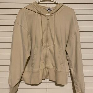 JoyLab white hoodie zip up